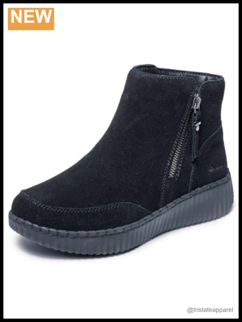 Skechers Women's Wilshire Blvd Weekend Crush Ankle Boots Suede Side Zip Water